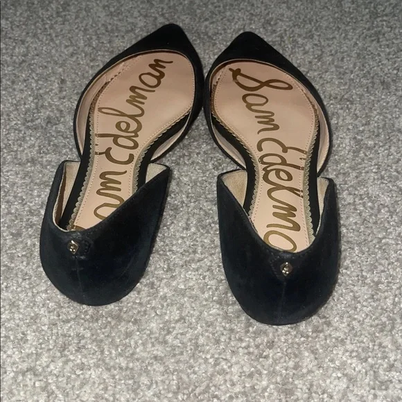 Sam Edelman Black Pointed Flats - Picture 2 of 4